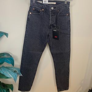 LEVIS JEANS - NEW vintage distressed dark wash
